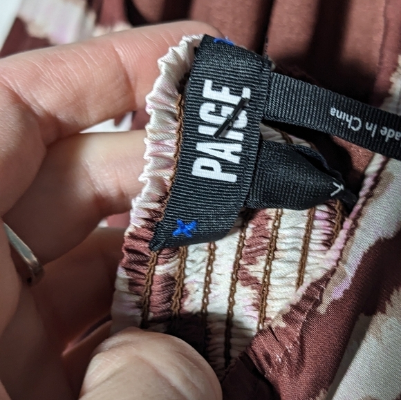 NWT Paige Dresses Jade Halter Zebra Stripe Animal Print Midi Dress Size XS - Picture 13 of 15